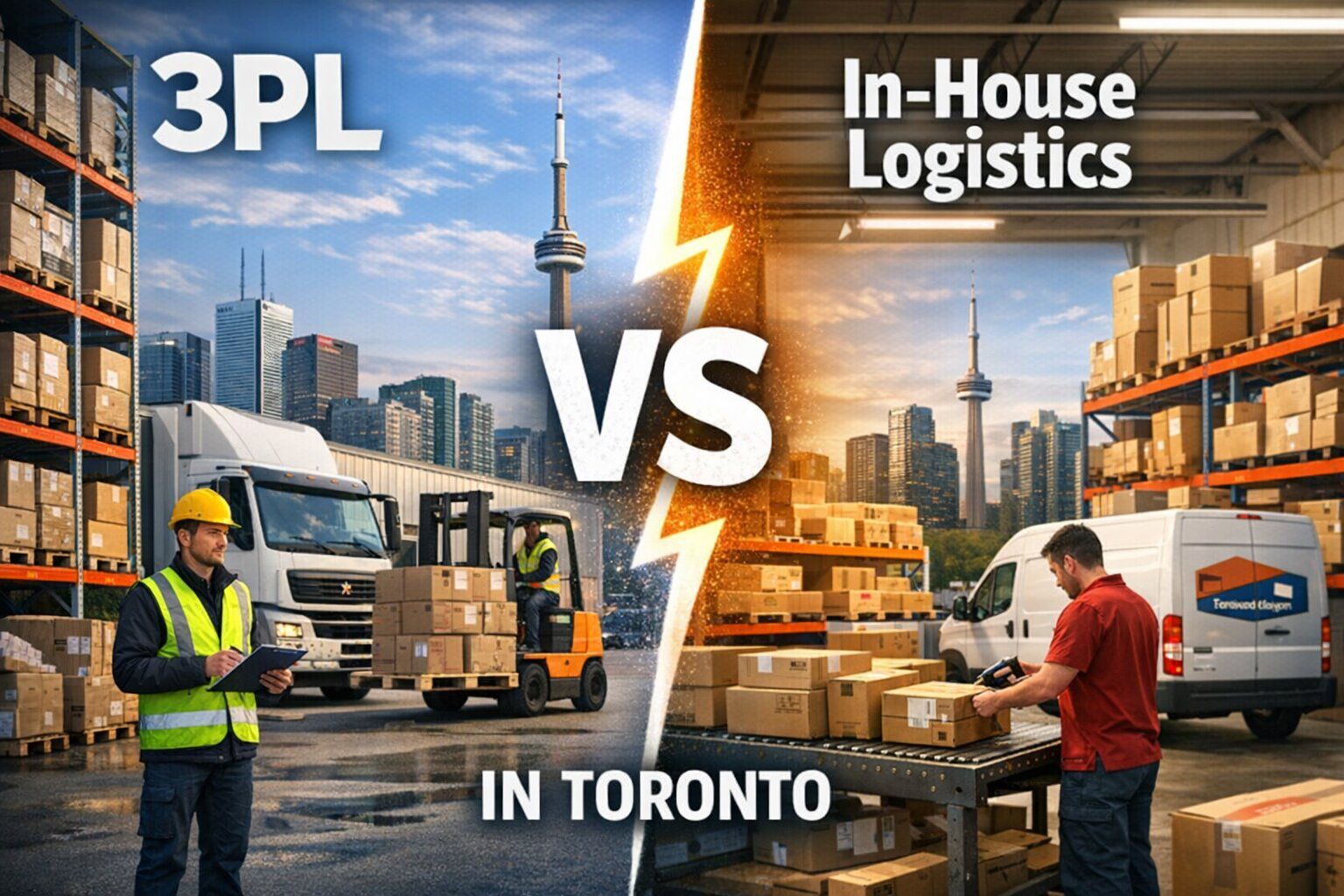 3PL v/s in-house logistics in Toronto