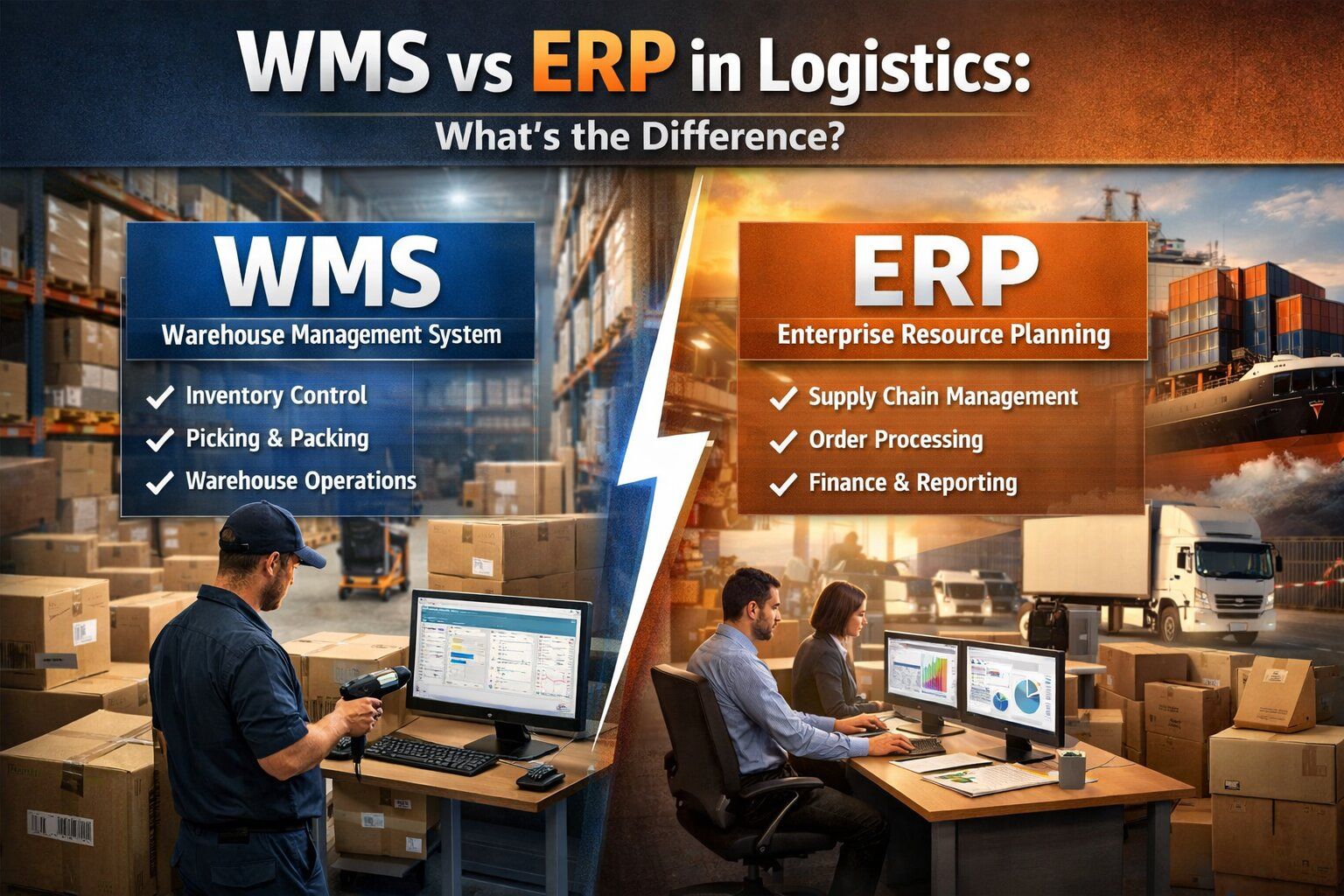 WMS vs ERP in Logistics