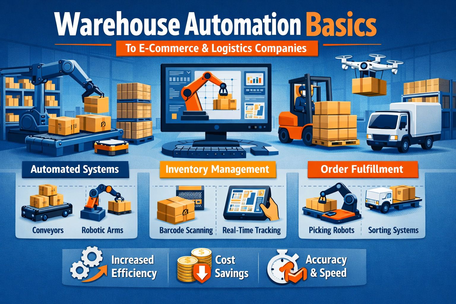 Warehouse Automation Basics to E-commerce & Logistics Companies